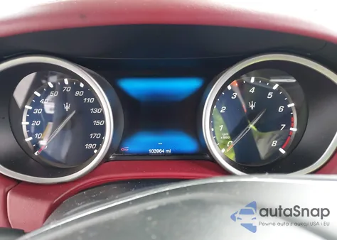 2017 Maserati Ghibli S z USA, uszkodzony, nr VIN ZAM57RSL7H1198901